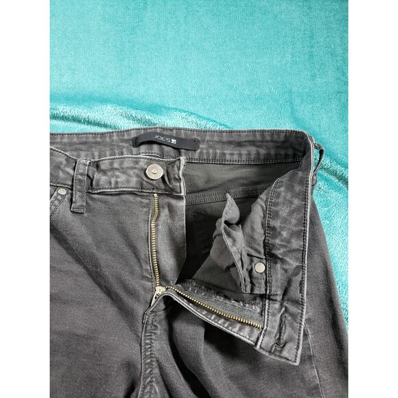 Joes Jeans Size 29 Womens Black Stretch Pants Ladies Mid Rise Fray Hem Skinny - Picture 5 of 13